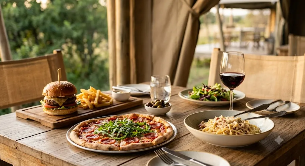 Hungry Lions Café — Italian and American dishes at Mtalii Bush Camps