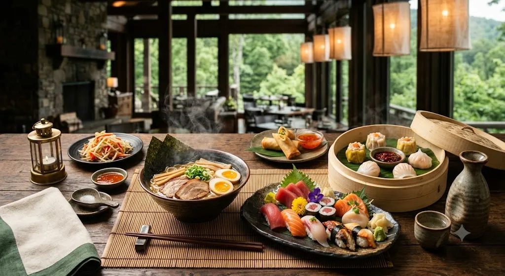 Jungle Stars — Asian dishes, Thai, Japanese and Chinese, at Mtalii Bush Camps